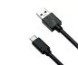 Preview: Cablu USB 3.1 tip C - mufă 3.0 A, 5Gbps, încărcare 3A, negru, 1.00m, poli-sac
